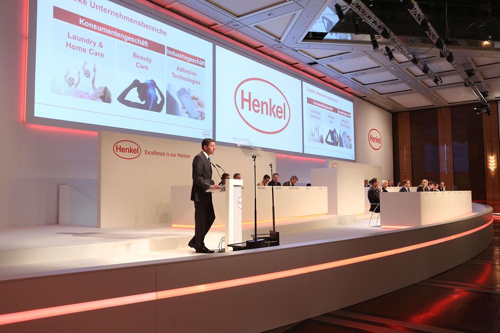 Henkel Annual General Meeting in Duesseldorf / Germany