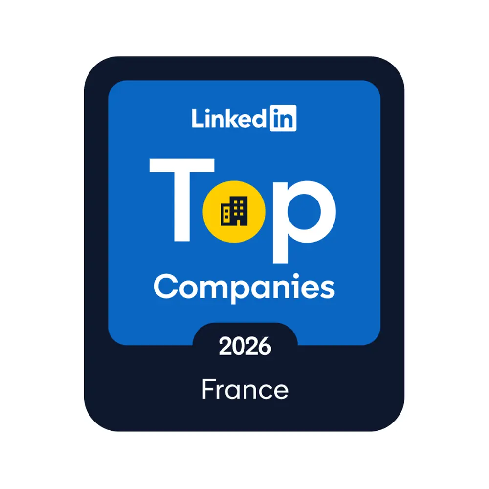 Логотип нагороди «LinkedIn Top Companies».