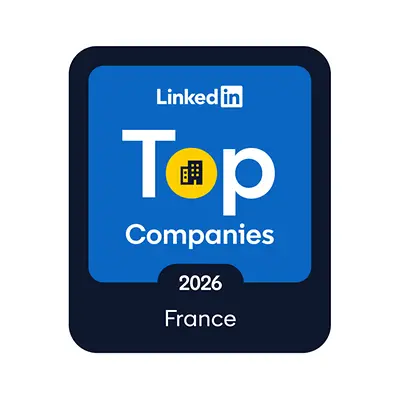 Логотип нагороди «LinkedIn Top Companies».