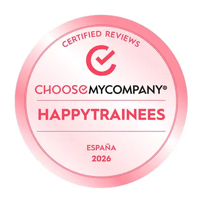 Логотип нагороди «HAPPYTRAINEES 2026 by ChooseMyCompany».