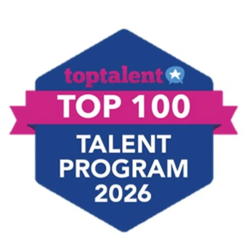 Логотип нагороди Top 100 Talent Program 2026.